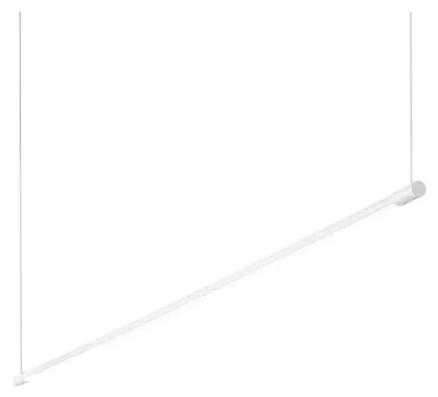 Image de Suspension Industrial-Minimal Yoko Aluminium-Plastique Blanc Led 16W 3000K