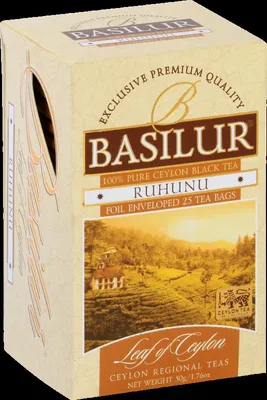 Obrázek produktu pro BASILUR Leaf of Ceylon Ruhunu černý čaj 20x2g