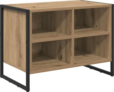 Immagine prodotto di vidaXL Scarpiera artigianale in rovere 60 x 35 x 44 cm Materiale a base di legno