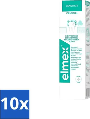 Immagine prodotto di Elmex Dentifricio Sensitive Original 75 ml - Confezione risparmio - 10 pezzi