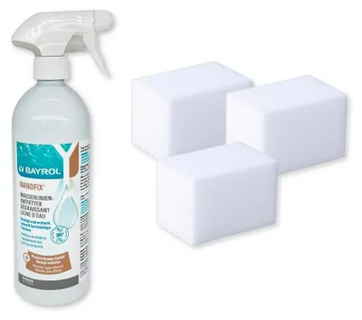 Produktbild von BAYROL Set Randfix 0,70 Liter Spray & BAYROL Reinigungsschwamm (3 Schwämme)