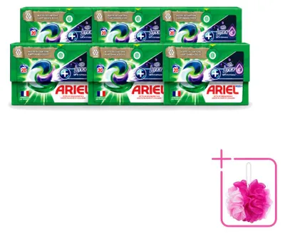 Produktbild von 6 x Ariel All-in-1 Pods Touch of Lenor Unstoppables Waschmittelkapseln - Sparpackung - 6 Stücke