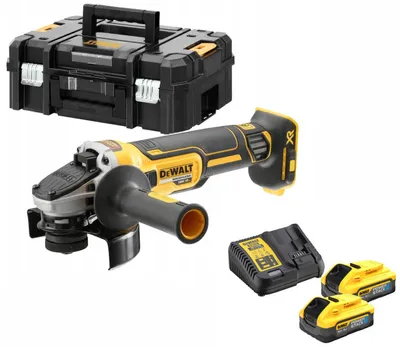 Productafbeelding van Accu-haakse slijper 125 mm Xr 2*5,0ah Powersta