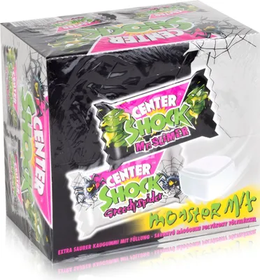 Produktbild von Center Shock Monster Mix super saure Kaugummi Blutorange und Cola 400g