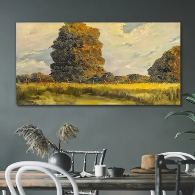 Produktbild von Coloray Bild aus Leinwand 120x60 Leinwand Dekoration - Wald Natur Himmel