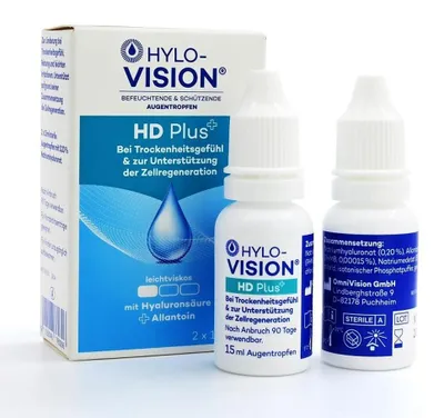 Productafbeelding van Hylo-Vision HD plus oogdruppels, 30 ml oplossing