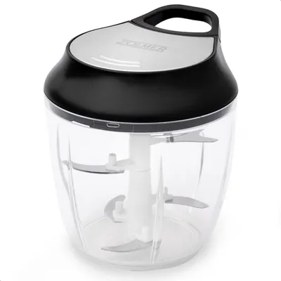 Image de Coupe-oignons ZOLMER - Hachoir manuel avec cordelette comme coupe-légumes - Hachoir multiple avec capacité de 940 ml
