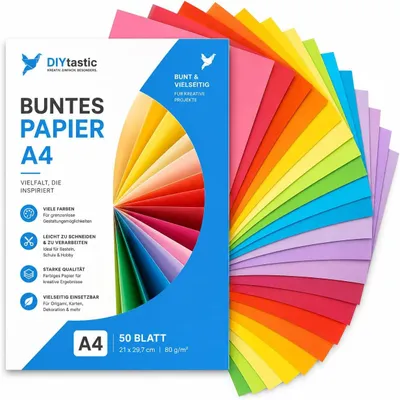 Obrázok produktu pre Kreatívny papier 100 listov, 140 g/m², farebný, na tvorenie