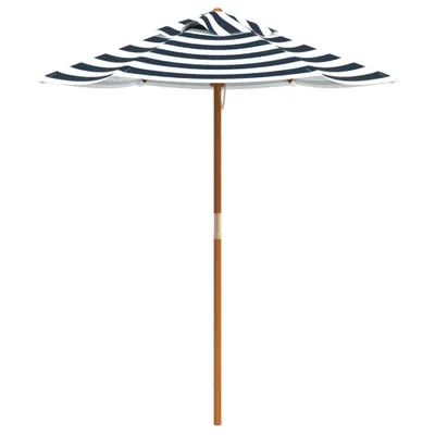Image de vidaXL Parasol pour enfants avec mât en bois Ø120x140 cm