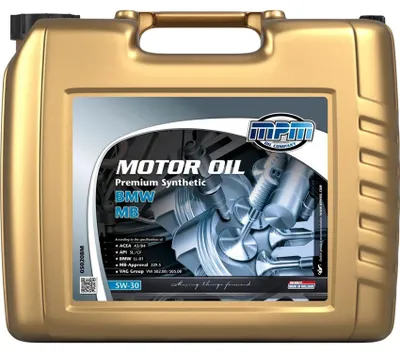 Produktbild von MPM PREMIUM SYNTHETIC BMW / MB für 5W-30 20 Liter Motoröl Motorenöl Synthetisch Longlife-01 229.5 502 00 505 00 Öl