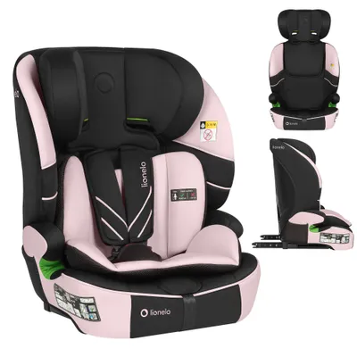 Produktbild von Lionelo Autokindersitz Levi Fix i-Size Seitenschutz, 10 Grad Kopfstützenverstellung Rosa