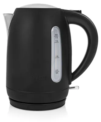 Produktbild von Princess Black Steel Wasserkocher - 1,7 Liter Fassungsvermögen, 2200 Watt, 360°