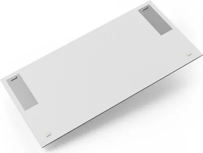 Produktbild von DEQORI Hybrid Leinwand Bild 100x50 cm 'Sonnenblumenfreude' Wandbild Glas flach modern