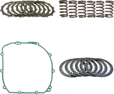 Image de Embrayage complet avec lamelles, ressorts, joint et rondelles pour Kawasaki ZZR 600 D, année de construction 1990-1992, de pamoto - Neuf