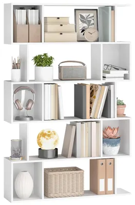 Produktbild von VASAGLE Custos Kollektion - Bücherregal mit 5 Ebenen, Standregal, 24 x 90 x 159