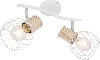 Produktbild von Globo Lighting Strahler Metall weiß, 2x E27