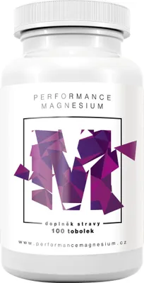 Obrázek produktu pro BrainMax Performance Magnesium 1000 mg, 100 kapslí, (Hořčík 200 mg + Vitamín B6)