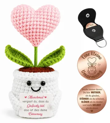 Image de Petit porte-bonheur en forme de cœur - Pour le bien-être - Rose