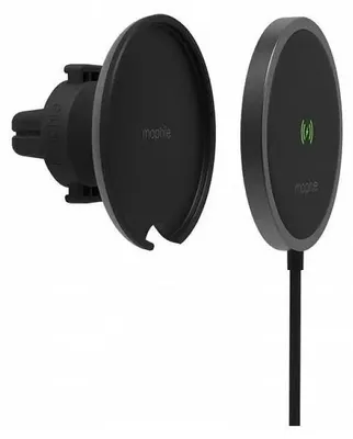 Produktbild von mophie snap+ wireless vent mount, Auto, Zigarettenanznder, Kabelloses Aufladen, Schwarz