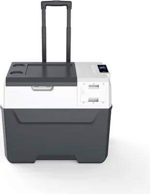 Produktbild von Kühl- und Gefrierbox 40 Liter, tragbar 12/24 V Kühl-/Gefrierschrank mit Rollen
