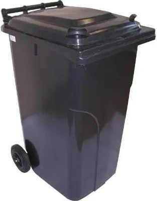 Obrázek produktu pro Popelnice plastová, 240 l, černá
