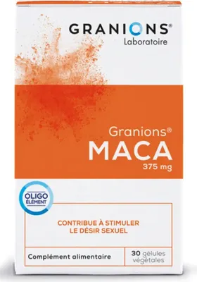 Zdjęcie produktu dla Suplement diety dla mężczyzn Granions Maca 375mg, 30 kapsułek