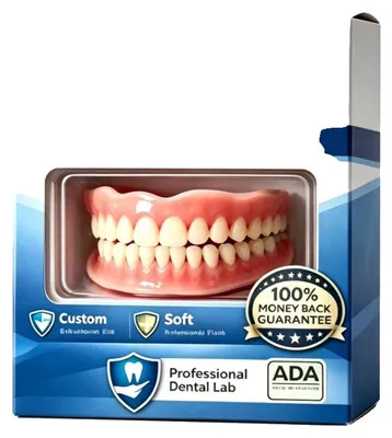 Image de Prothèses dentaires, matériau en silicone, ajustement confortable, lot de 3