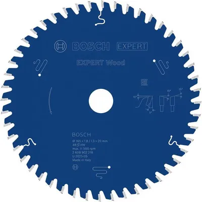 Produktbild von EXPERT Wood Kreissägeblatt, 165x20 mm, Z48