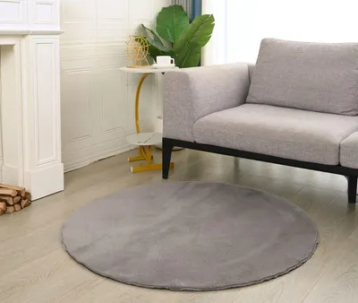Produktbild von Teppich Wohnzimmer Schlafzimmer Flauschig, kurzflorig – waschbar und Fußbodenheizung geeignet