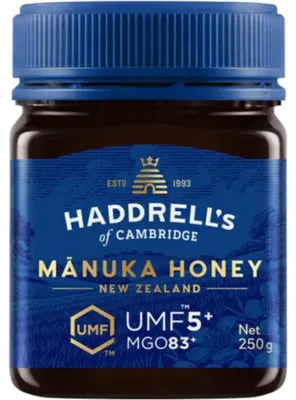 Obrázok produktu pre MED MANUKA MGO 83+ UMF 5+ 250 g – HADDRELL'S OF CAMBRIDGE