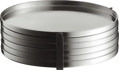 Produktbild von Stelton Cylinda - Glasuntersetzer, 6 Stück