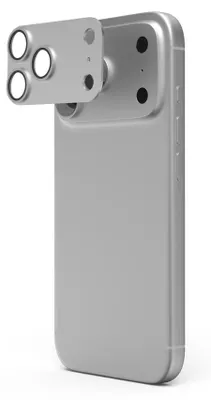 Produktbild von Hama Cam Protect Pro, Apple, iPhone 18 Pro Max, Schlagfest, Kratzresistent, Schlagfest, Silber, Transparent, 1 Stück(e)