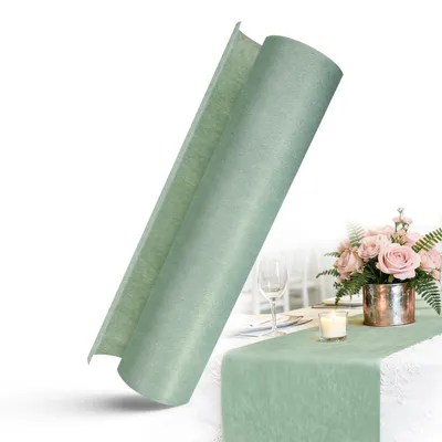 Tafelloper grün 30 cm x 25 m für Hochzeit & Party