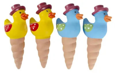 Immagine prodotto di Sistema di irrigazione per piante, set di 4 pezzi, conici in terracotta, per balconi
