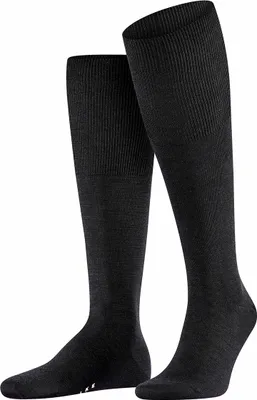 Produktbild von Falke elegante Herren-Kniestrümpfe Airport schwarz, Größe:47-48