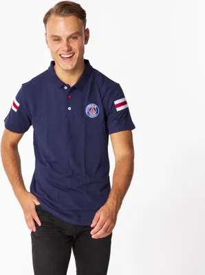 Produktbild von PSG Poloshirt für Herren - Size Small - Erwachsene - Paris Saint-Germain - Blau - Fußball