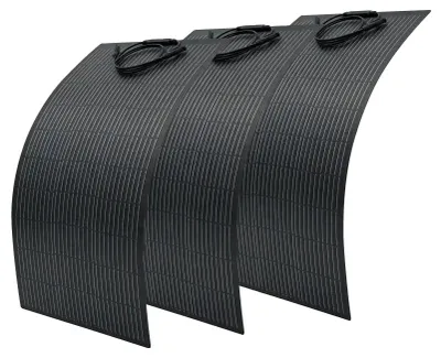 Obrázok produktu pre Solárny panel, flexibilná konštrukcia, vysoká účinnosť, 3 ks po 100 W