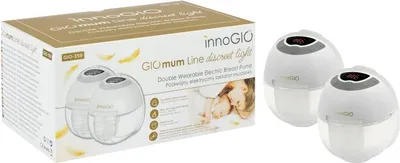 Obrázek produktu pro Přenosná elektrická odsávačka mateřského mléka GIOmum Line Discreet Light Double