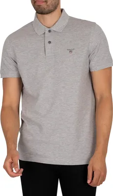 Produktbild von GANT Original Pique Rugger Poloshirt, Grau M