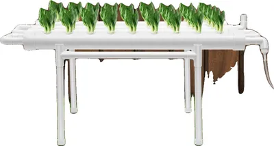 Produktbild von Hydroponisches Anbaukit, platzsparendes Design, 36 Pflanzenstandorte, WEISS