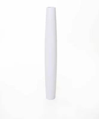 Produktbild von VIVANNO Bodenvase Fiberglas ISONDRA Säule, Weiß matt - 9x9x100 cm