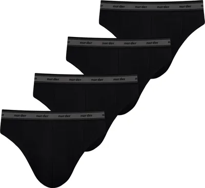 Produktbild von NUR DER unterhose unterwäsche basic klassisch GOTS Organic Baumwolle schwarz XXL (Herren)