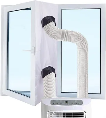 Produktbild von Fensterdichtung - Fensterdichtungsset für Klimaanlagen - 300 cm - Hitzeschutz - Fenster & Dachfenster - für mobile Klimaanlagen,Wäschetrockner - Weiß