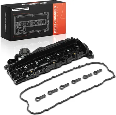 Immagine prodotto di Frankberg 1x coperchio valvole coperchio testa cilindro per BMW Serie 5 F10 F11 Serie 7 E70 X5 X6 3.0L 2010-2019