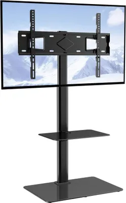 Immagine prodotto di Supporto TV universale girevole - Supporto TV regolabile in altezza