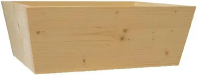 Dressoir aus Naturholz, 50 x 40 x 16 cm, mehrfarbig