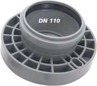 Produktbild von airfit PP-Flansch-Adapter DN 110/110aus PP, Lochabstand 125-143mm