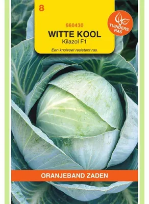 Productafbeelding van Oranjebloemkool 'Weisskohl', Kilazol F1 - 1 verpakking zaad