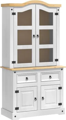 Obrázok produktu pre Servírovacia skriňa  Biela 100 x 48,5 x 179 cm