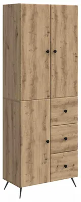 Productafbeelding van vidaXL Kasten set, 2 stuks, kunstmatig eikenhout